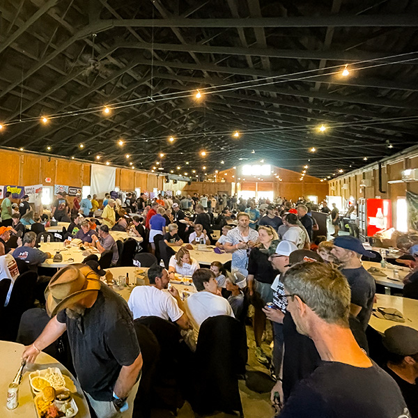 The Gallery packed full for dinner