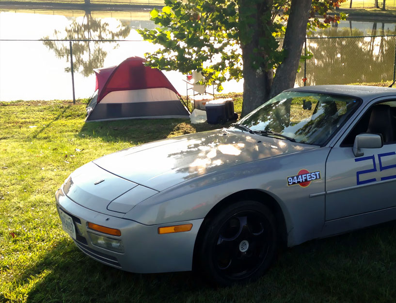 Primitive camping at VIR