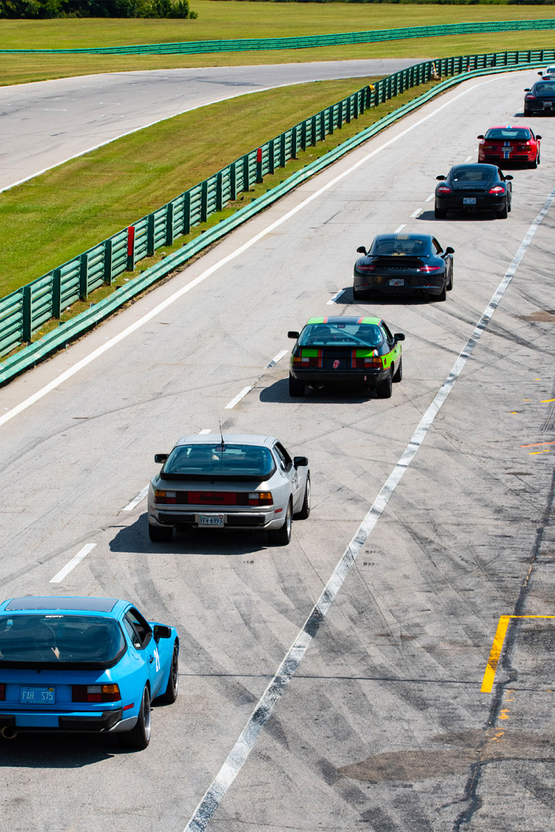 944 mid-corner on the VIR Full Course